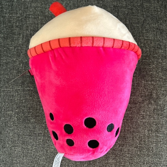 New with tags Boba Buddy Strawberry Plush Series 1 Stuffed Toy 8” - Picture 3 of 3